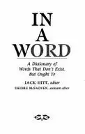 Book cover of In a word