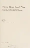 Book cover of When a Writer Can't Write