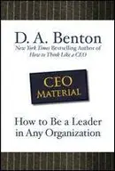 Book cover of CEO material