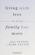 Book cover of Living with less