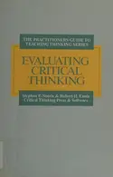 Book cover of Evaluating critical thinking