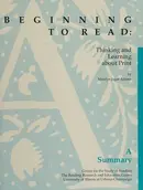 Book cover of Beginning to Read