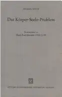 Book cover of Das Körper-Seele-Problem