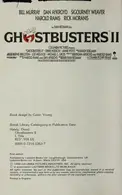 Book cover of Ghostbusters II
