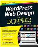 Book cover of WordPress Web Design For Dummies