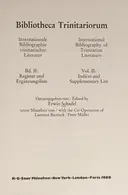 Book cover of Bibliotheca trinitariorum