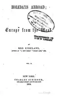 Book cover of Holidays abroad
