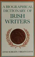 Book cover of A Biographical dictionary of Irish writers