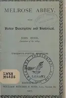 Book cover of Melrose Abbey