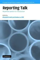 Book cover of Reporting talk