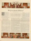 Book cover of The great Lincoln memorial