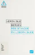 Book cover of Résistances philosophiques