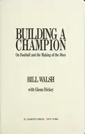 Book cover of Building a champion