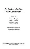 Book cover of Confession, conflict, and community