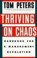 Book cover of Thriving on chaos