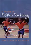 Book cover of A primer in positive psychology