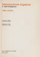 Book cover of Intermediate algebra
