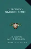 Book cover of Детство; Отрочество; Юность