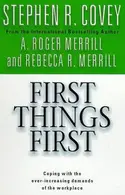 Book cover of First thing first