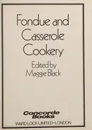 Book cover of Fondue and casserole cookery