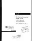 Book cover of Contractual component repair policy