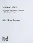 Book cover of Screen future