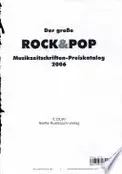 Book cover of Der große ROCK & POP Musikzeitschriften Preiskatalog 2006