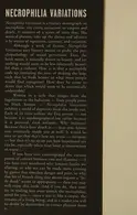 Book cover of Necrophilia Variations