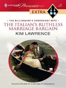Book cover of The Italian's ruthless marriage bargain
