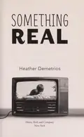 Book cover of Something real