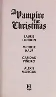 Book cover of A vampire for Christmas