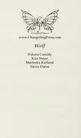 Book cover of Wolf