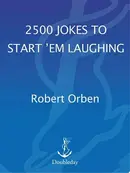 Book cover of 2500 jokes to start 'em laughing