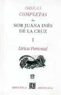 Book cover of Obras completas de Sor Juana Inés de la Cruz