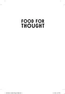 Book cover of Food for Thought Essays and Ruminations
