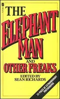 Book cover of The Elephant Man and other freaks