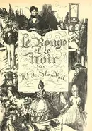Book cover of Le rouge et le noir
