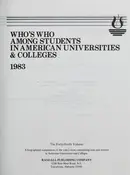 Book cover of Who's who Among Students in American Universities and Colleges