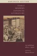 Book cover of Early Modern Japanese Literature