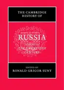 Book cover of The Cambridge History of Russia, Volume 1