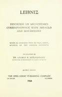 Book cover of Discourse on Metaphysics and the Monadology