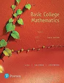 Book cover of Basic college mathematics