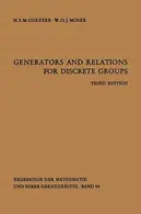 Book cover of Generators and relations for discrete groups