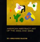 Book cover of American abstract art of the 1930's and 1940's