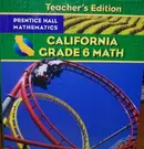 Book cover of California Grade 6 Math