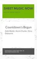 Book cover of Countdown's Begun Sheet Music