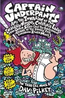 Book cover of Captain Underpants and the Invasion of the Incredibly Naughty Cafeteria Ladies from Outer Space