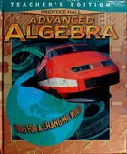Book cover of Prentice Hall advanced algebra