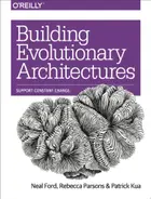 Book cover of Building Evolutionary Architectures: Support Constant Change