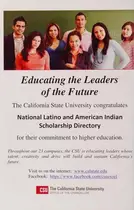 Book cover of The national Latino & American Indian scholarship directory